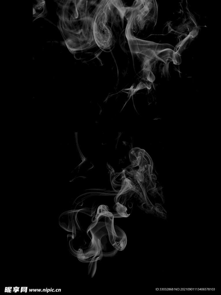 烟雾效果免抠图分层psd