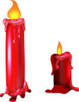 红色蜡烛