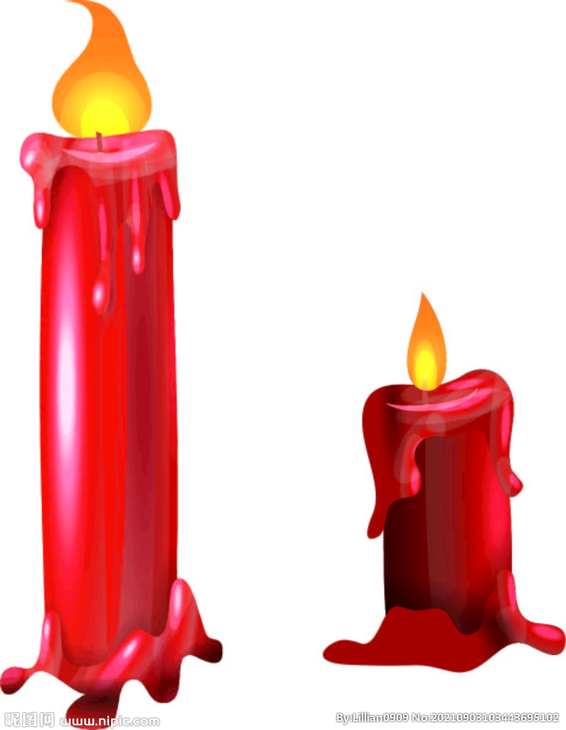 红色蜡烛