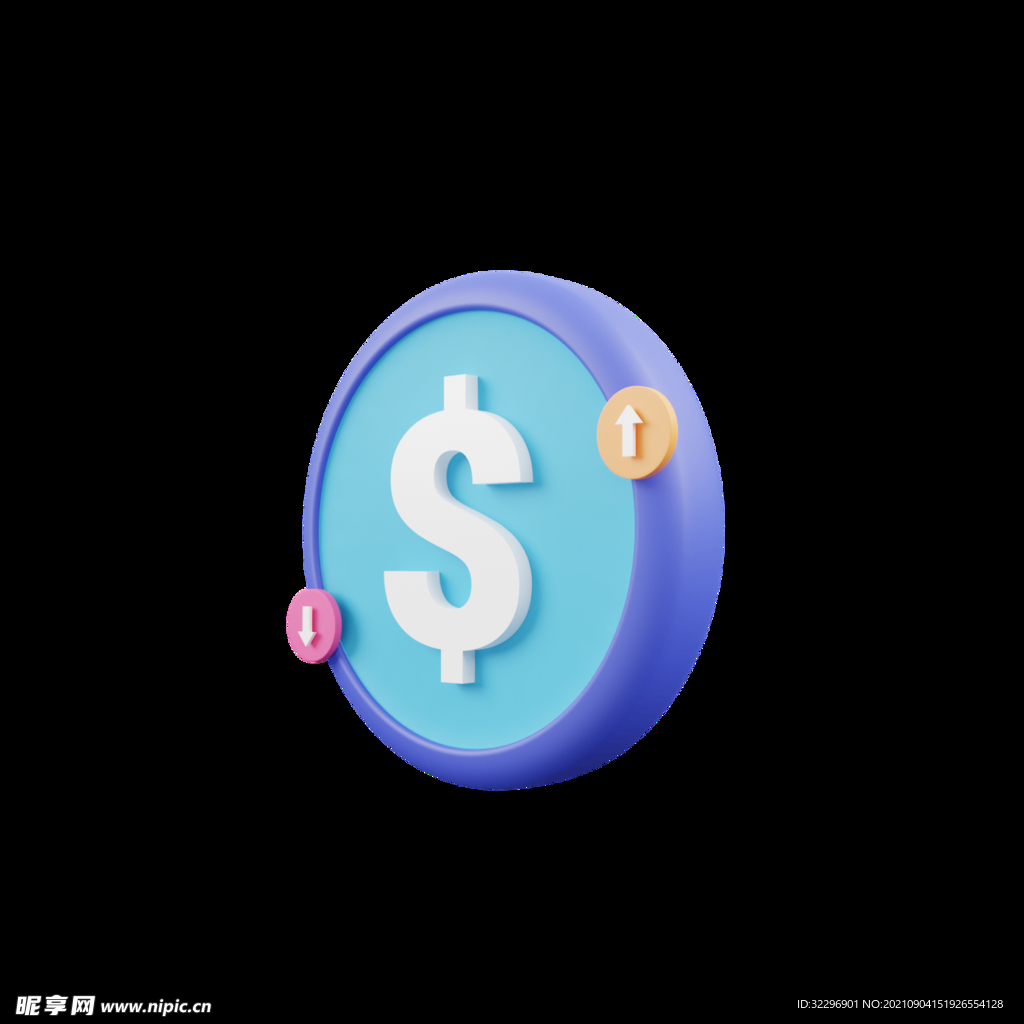 3D图标素材 金融