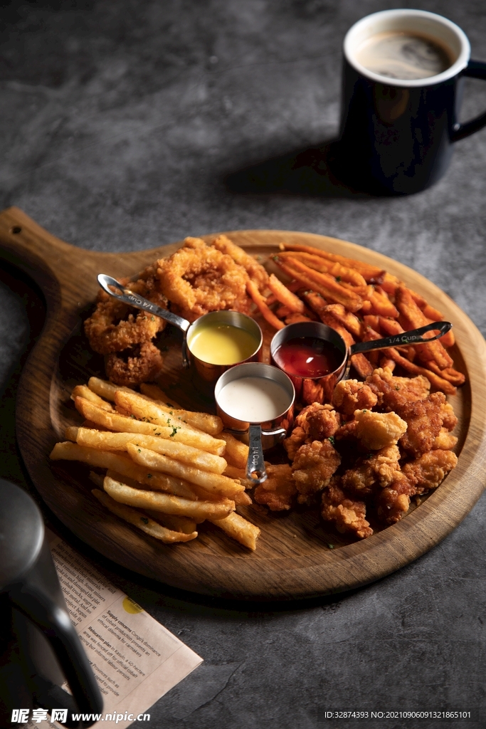 美食 薯条 油炸品