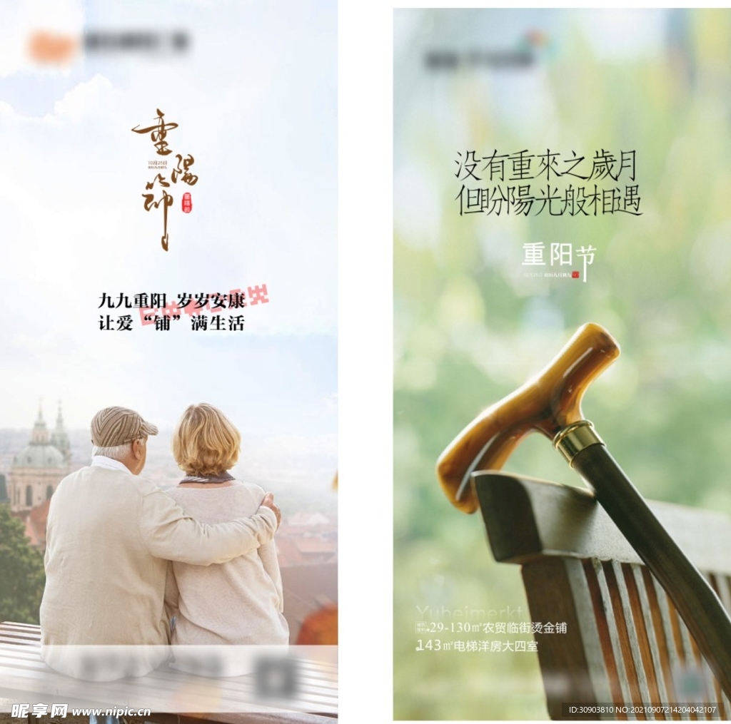 节日海报  重阳节 