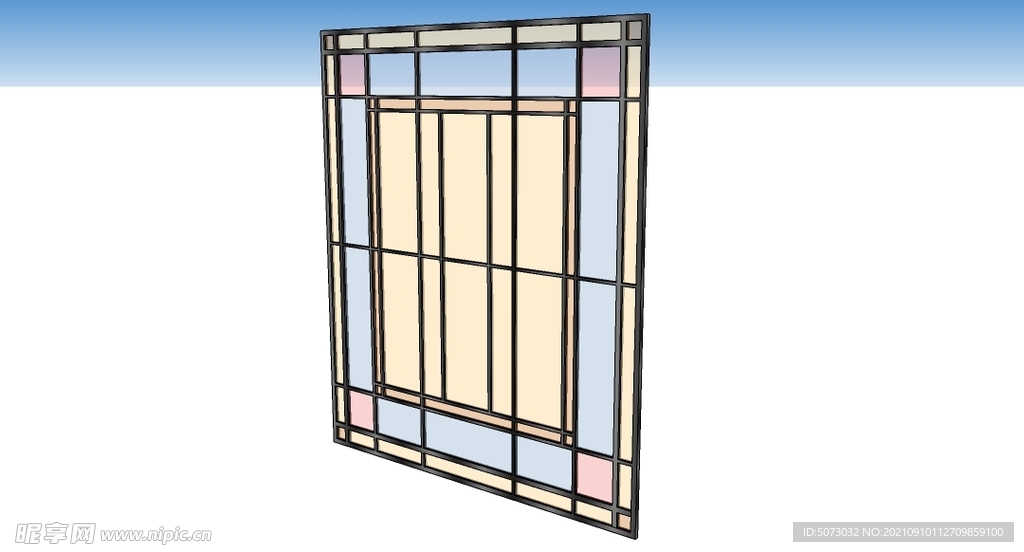 sketchUP草图大师 窗子