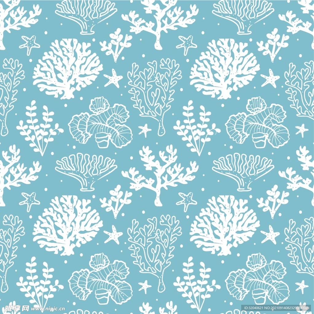 珊瑚背景底纹