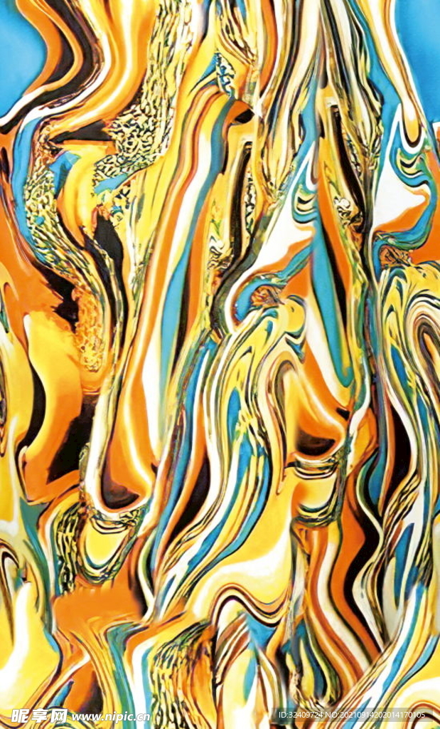 大牌 水波纹 扎染