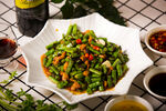 榄菜肉碎四季豆