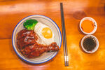 鸡腿饭   素材图   摆盘 