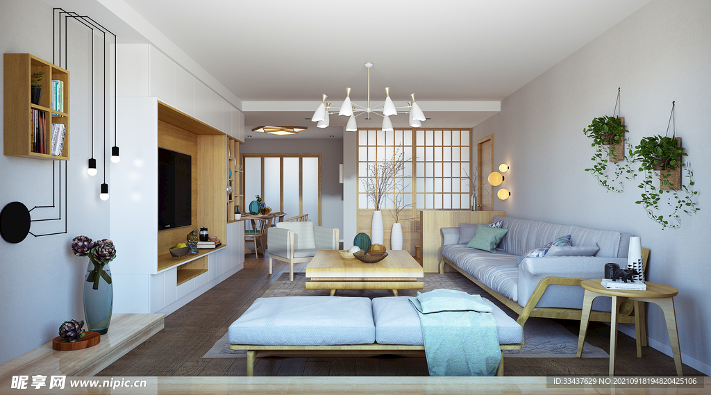 现代简约效果图