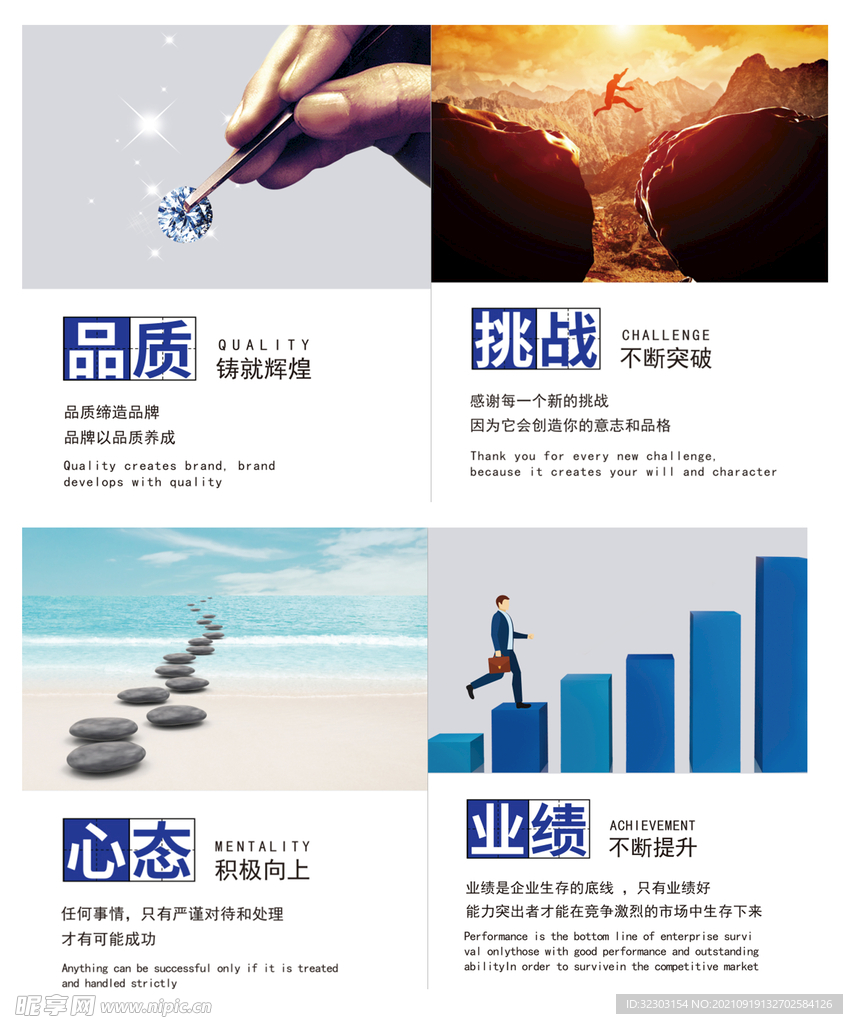 企业文化宣传 展板 