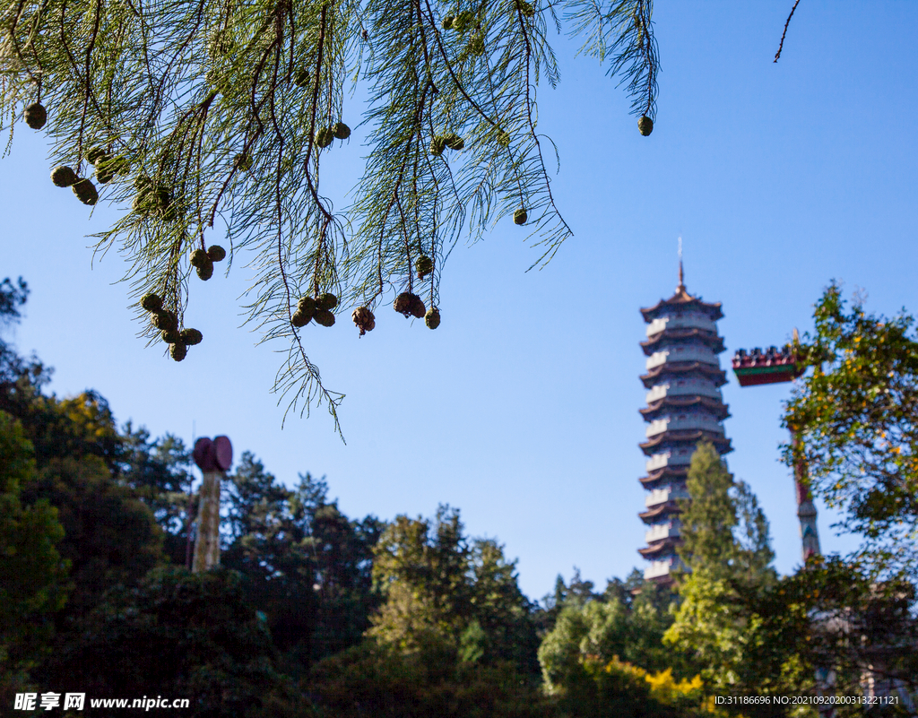 十堰市人民公园重阳塔