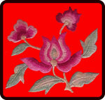绣花  刺绣  花卉图片 花朵
