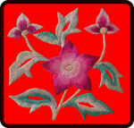 绣花  刺绣  花卉图片 花朵