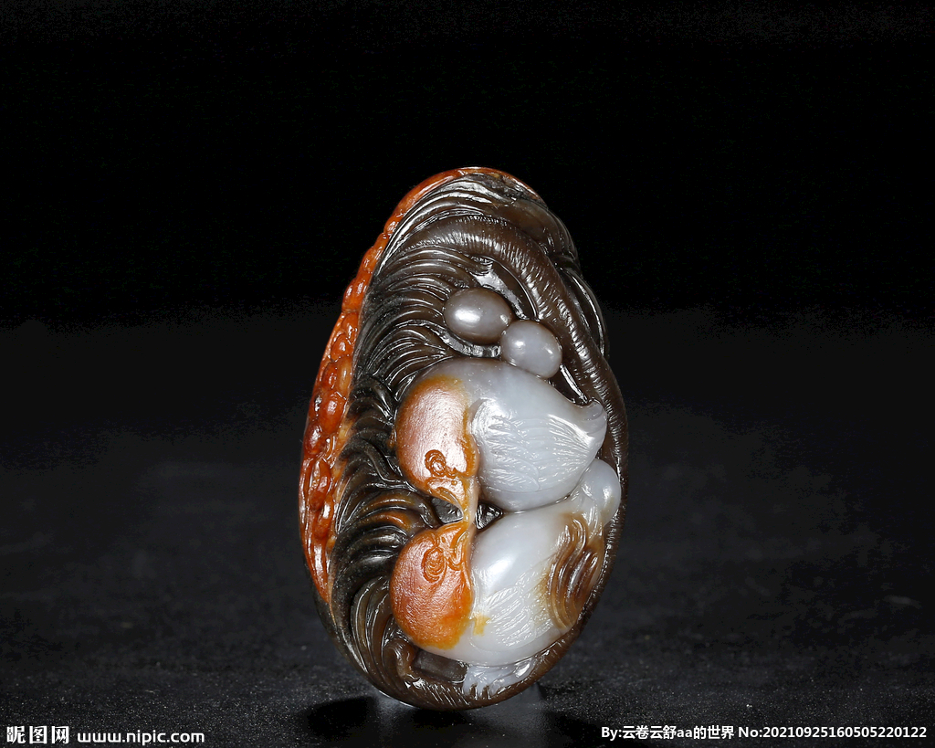 和田玉鸳鸯戏水