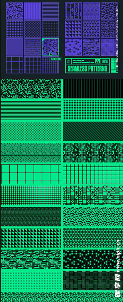 AI矢量线条形状素材