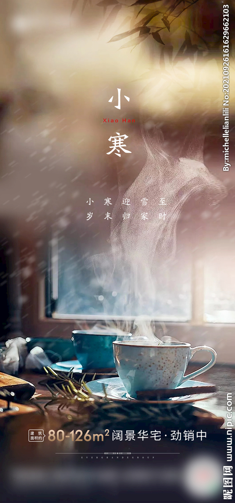 地产小寒节气单图