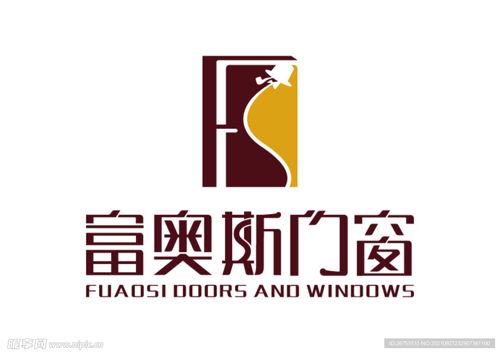 富奥斯门窗 标志 LOGO