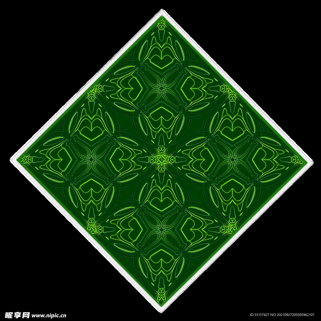 仿刺绣花纹图案