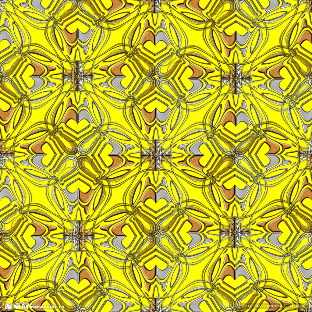 布艺花纹纹理背景