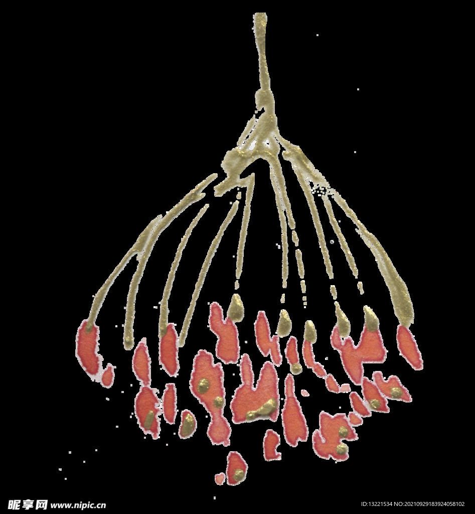 高清典雅花卉PNG素材系列