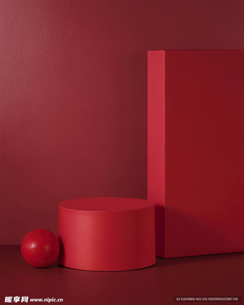 红色高庆大图背景场景金色