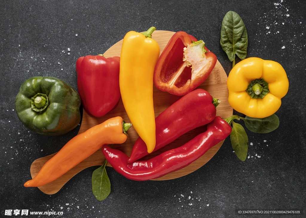 青椒的摆拍高清