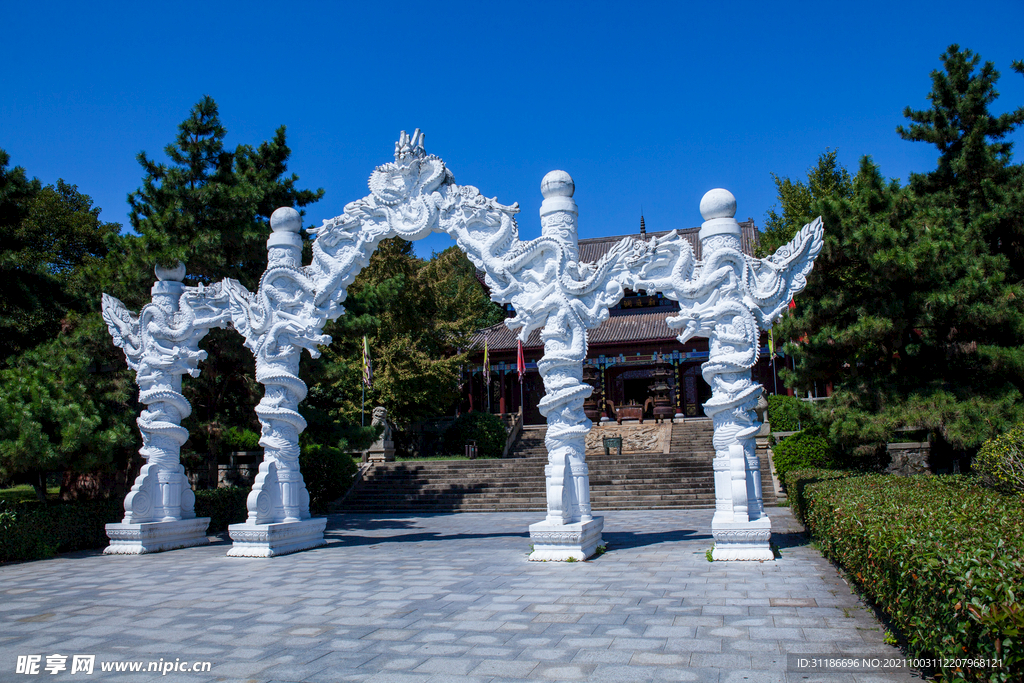 岳阳君山岛景区 洞庭庙