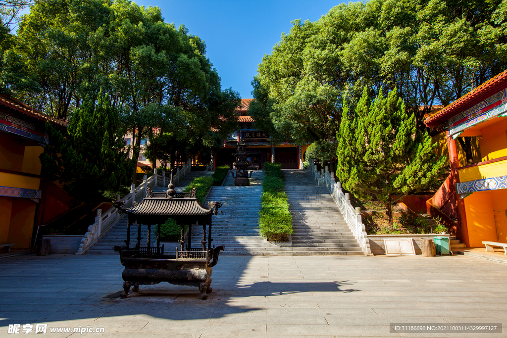 岳阳圣安寺景区 圣安古寺