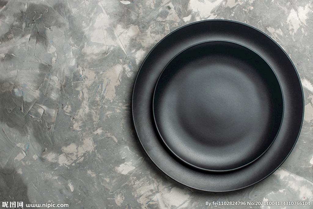 黑色盘子高清
