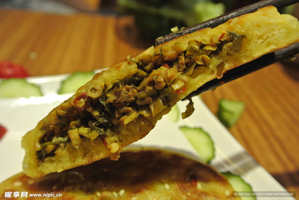 围山微粉系列之小吃大馅饼