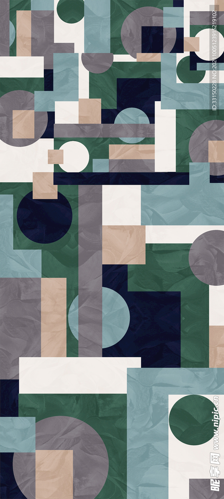 数码印花底纹几何格子