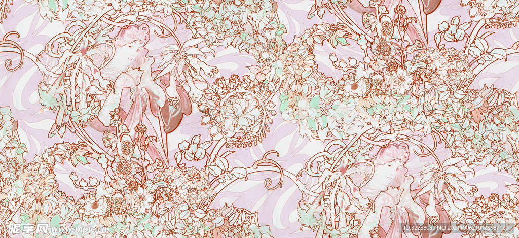 线条 腰果 美女