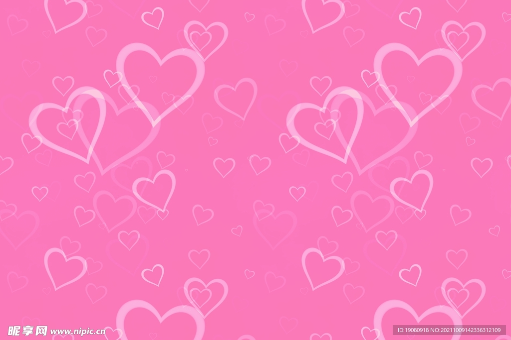 粉色心型背景图片
