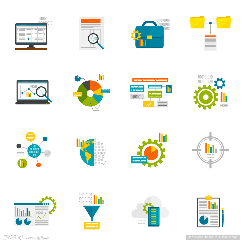 丰富多彩的信息图表元素集合