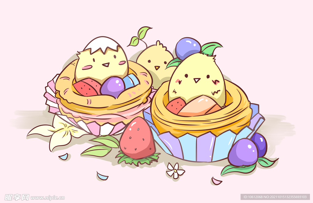 卡通蛋挞