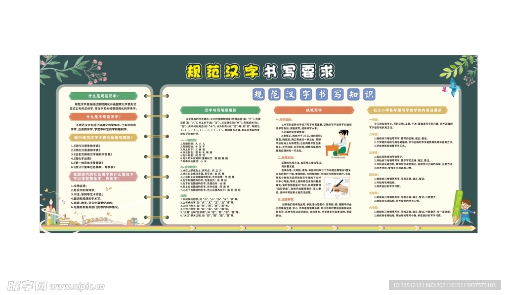 规范汉字书写要求