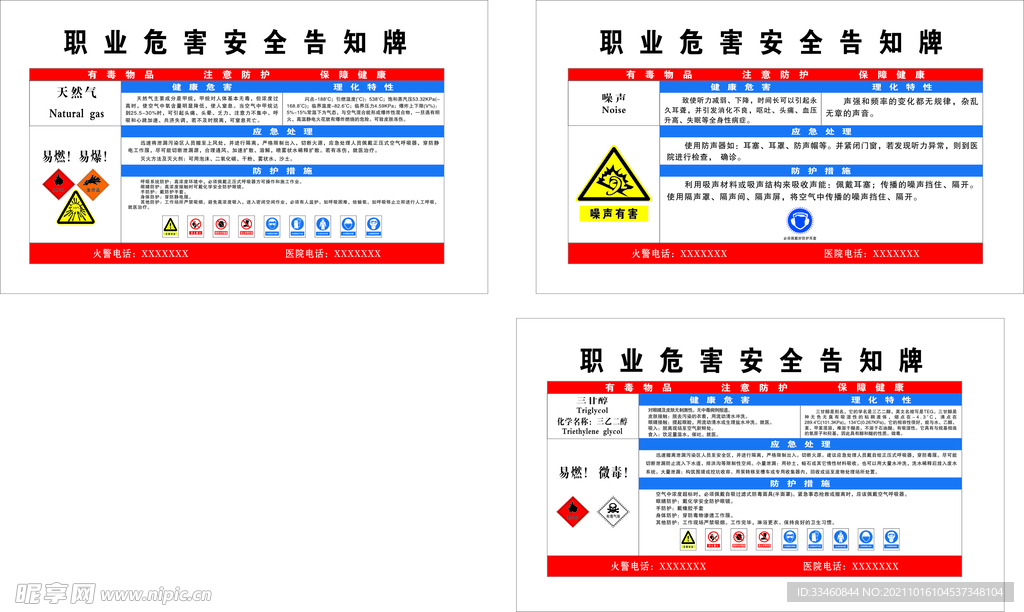 职业危害告知牌