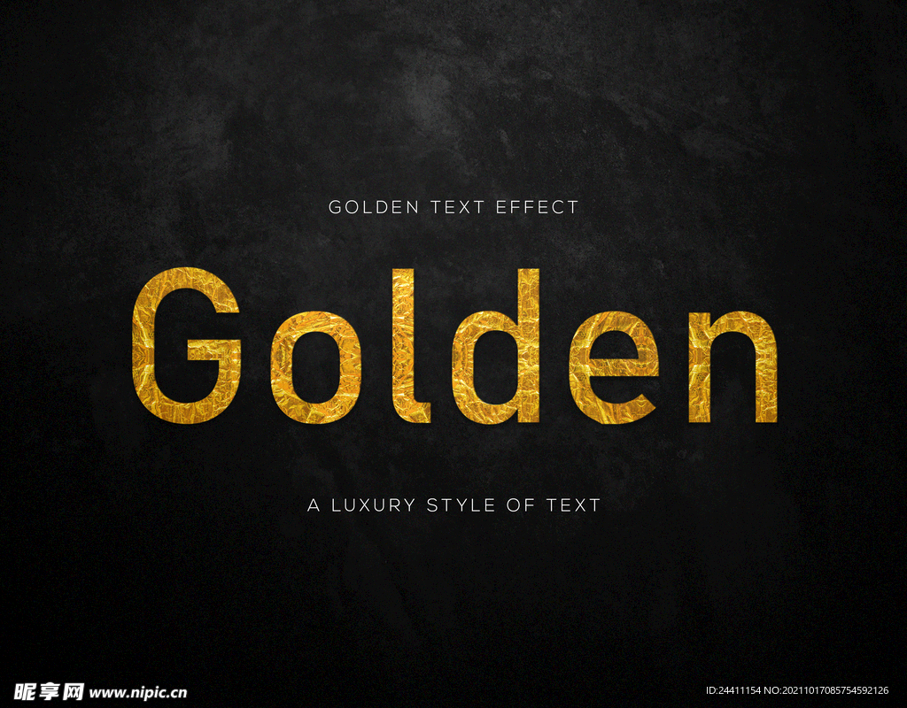 精品PS可编辑3D文字特效效果