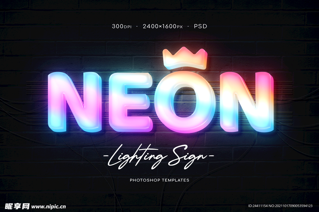 精品PS可编辑3D文字特效效果