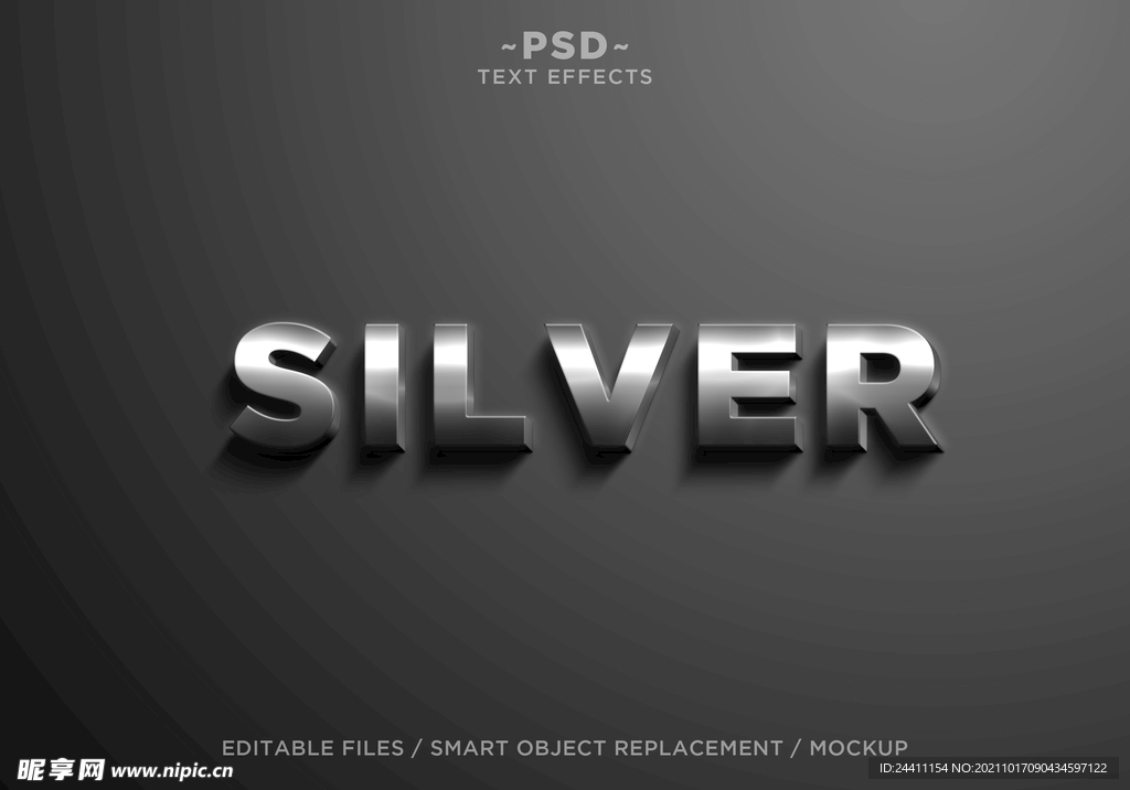 精品PS可编辑3D文字特效效果