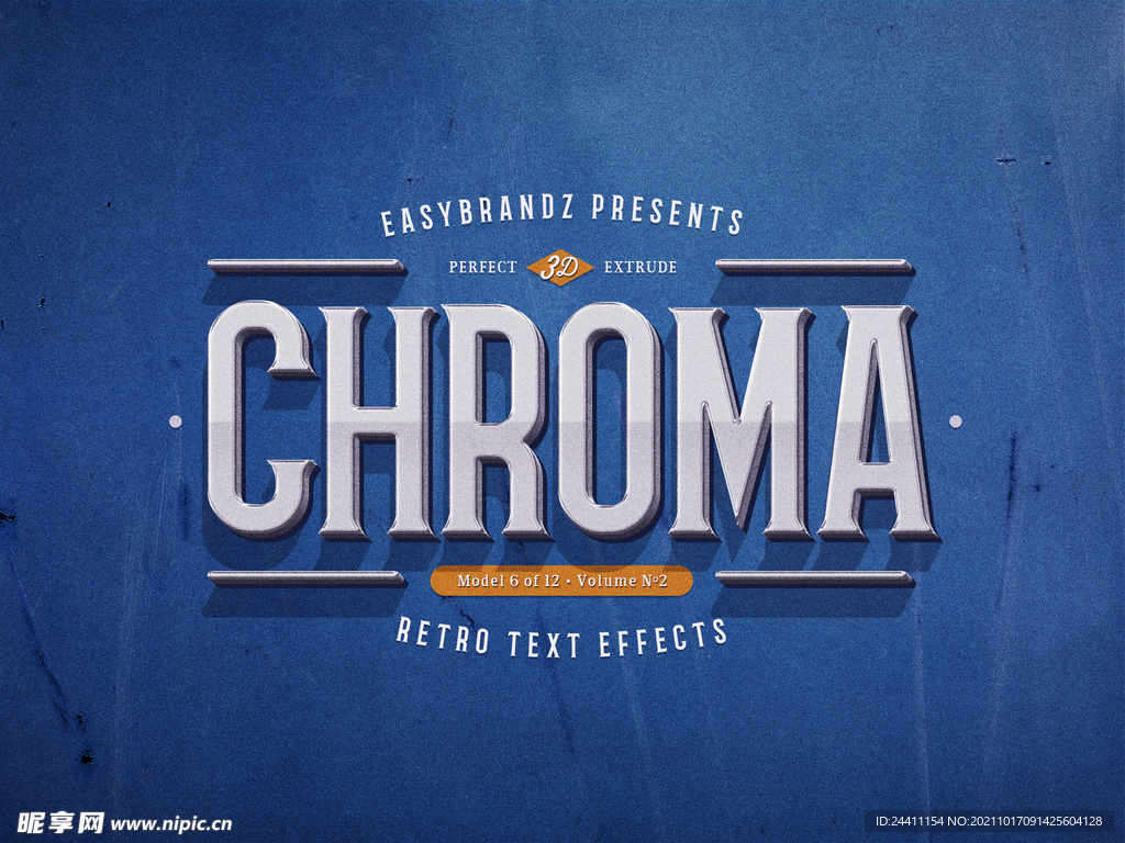 精品PS可编辑3D文字特效效果