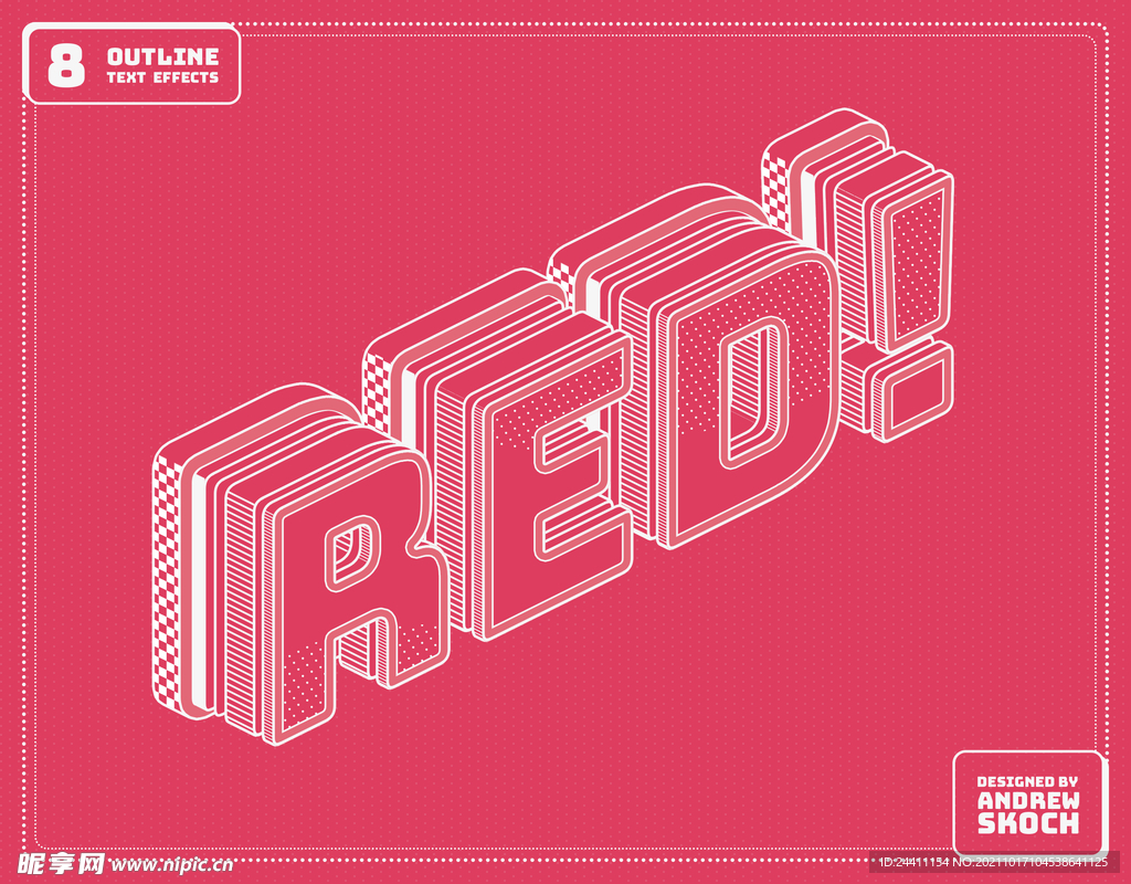 精品PS可编辑3D文字特效效果