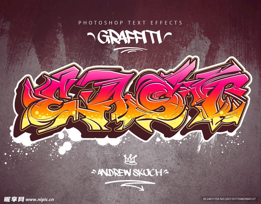 精品PS可编辑3D文字特效效果