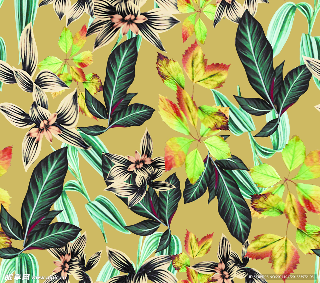 大牌 手绘 数码印花