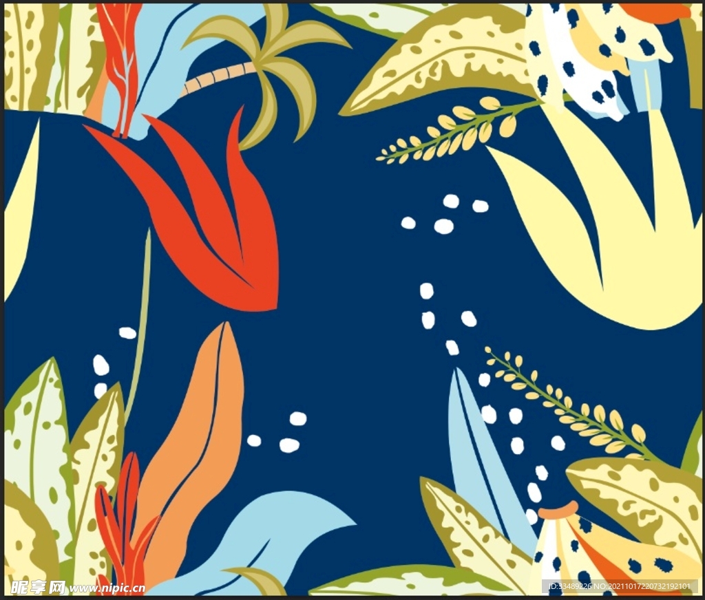 大牌 手绘 数码印花