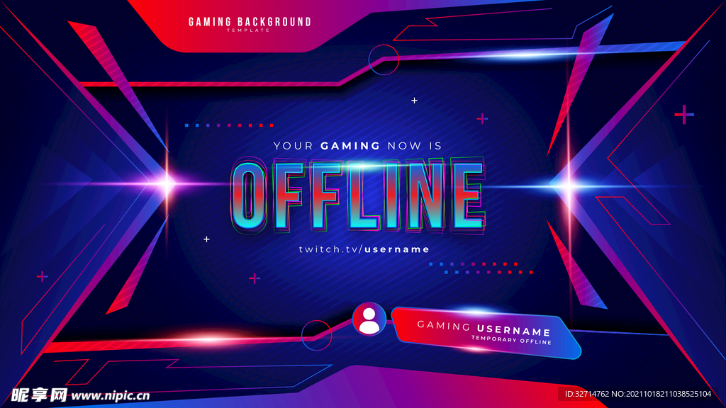 几何渐变抽象背景设计矢量 