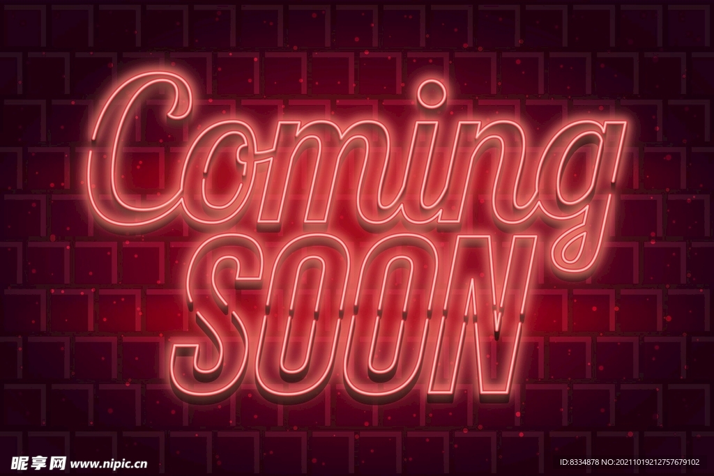 发光的霓虹灯销售标志矢量