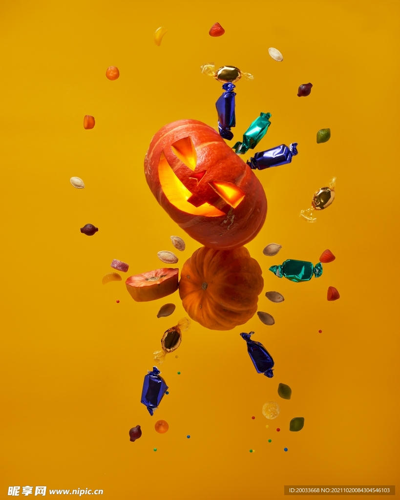 南瓜灯万圣节图片