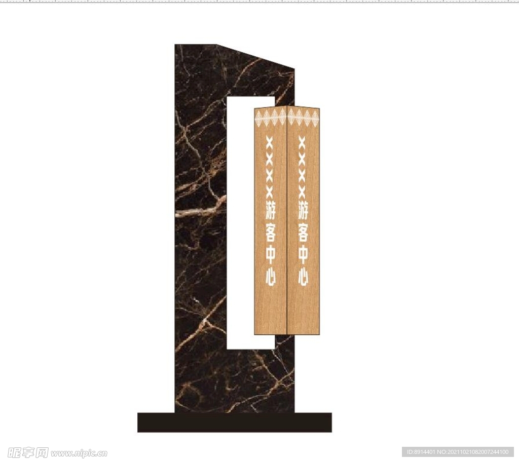 造型 立牌 三面 索引