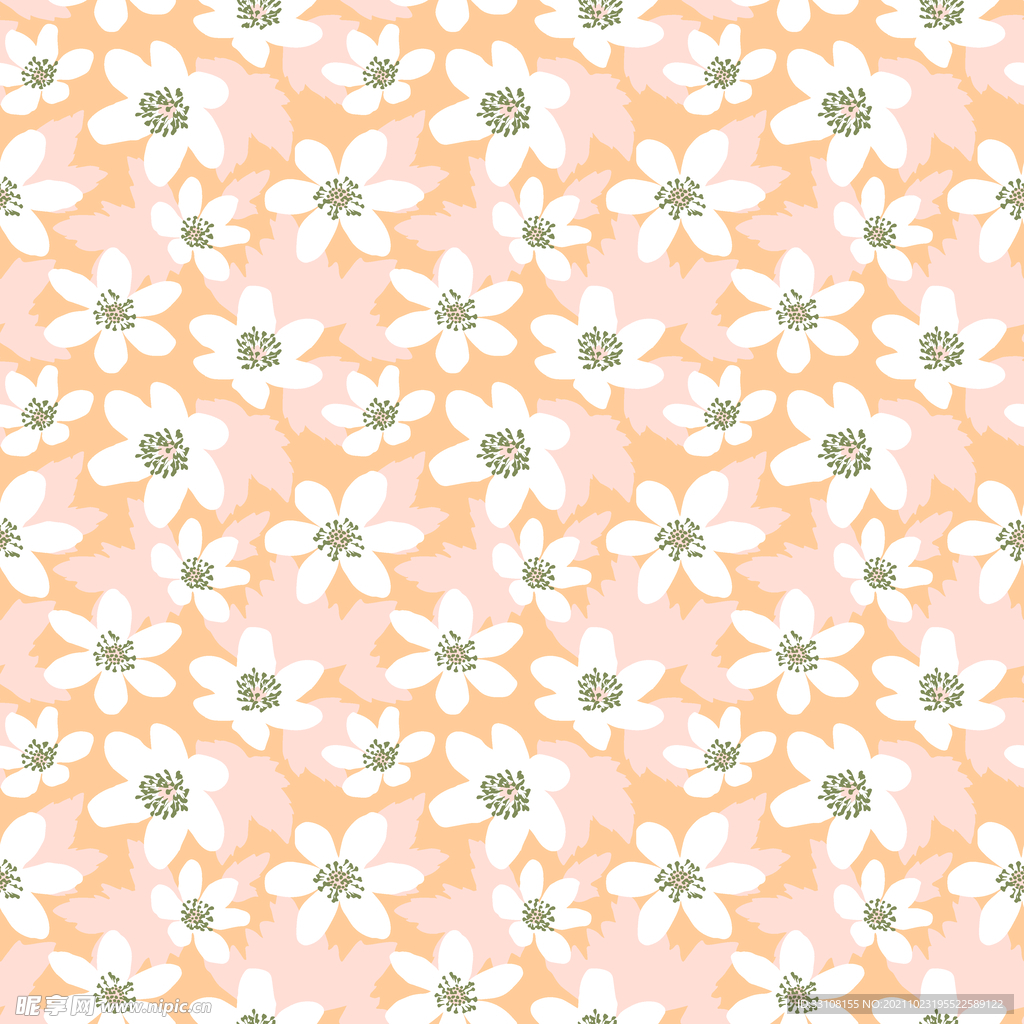 大牌 数码 手绘 小碎花 效果