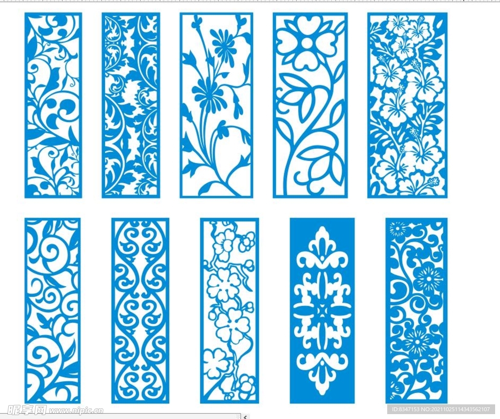 花格 窗花 镂空花纹 屏风